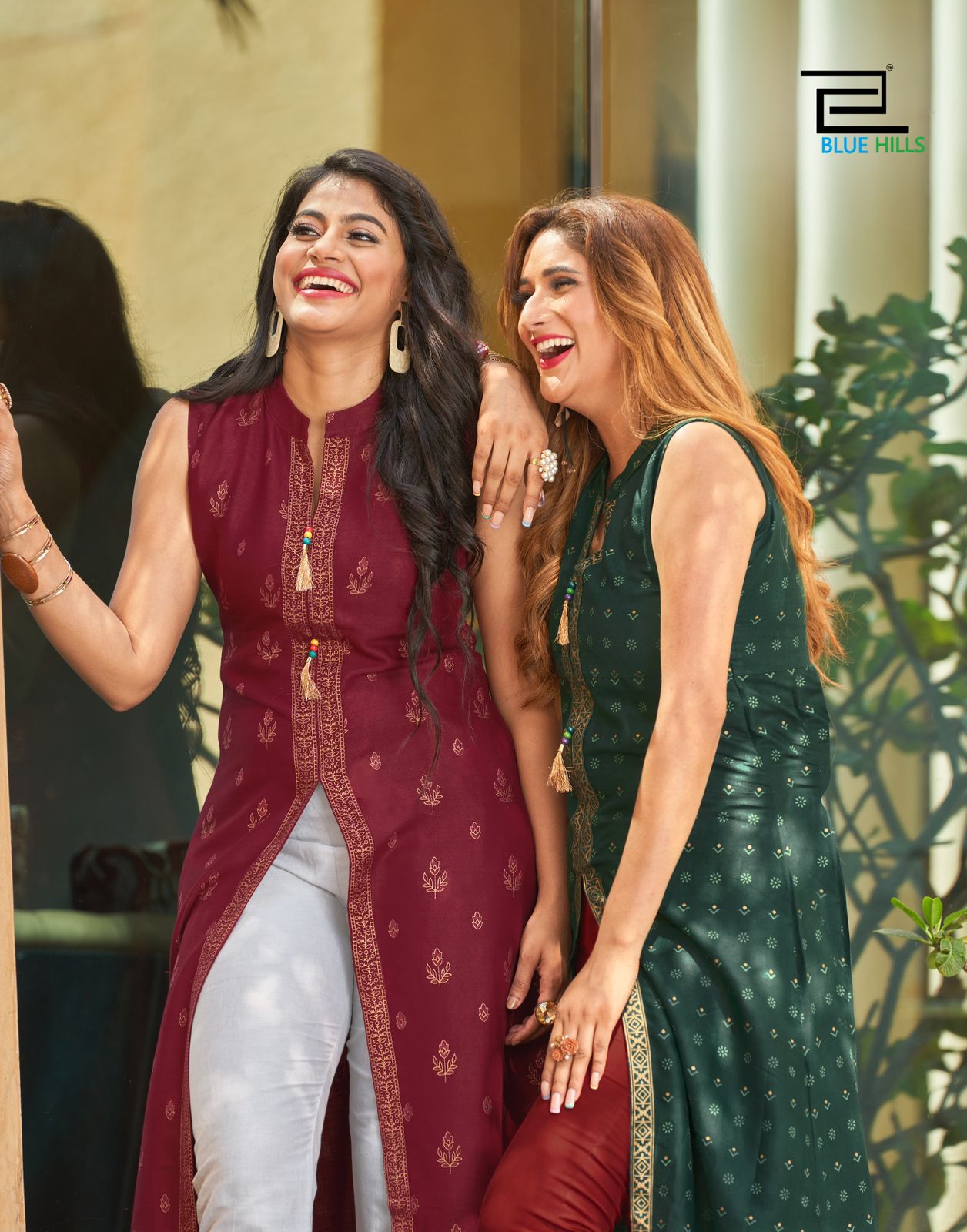Nitya NX Fancy Designer Stylish Function Wear Long Center Slit Kurti Collection
